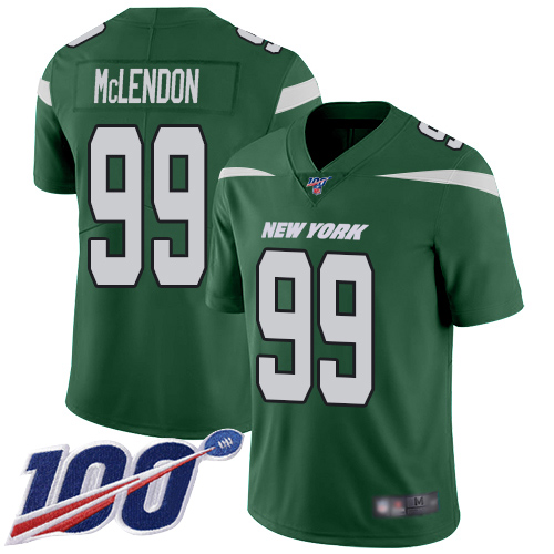 New York Jets Limited Green Men Steve McLendon Home Jersey NFL Football #99 100th Season Vapor Untouchable